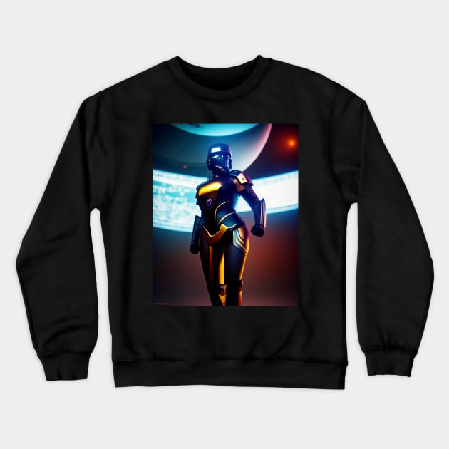 Curves in Space: Afrofuturistic Tee T-Shirt Crewneck Sweatshirt by MeatLuvers